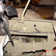 Halftrack dashboard and cowl assembly in progress