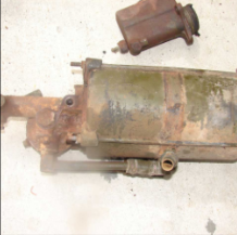 Halftrack brake cylinder and hardware