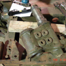 Halftrack brake valve control component