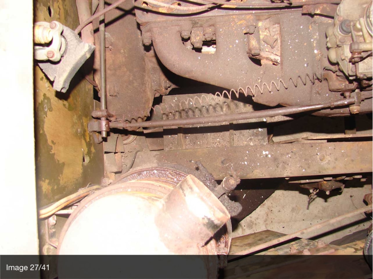 Halftrack engine bay underside getting started