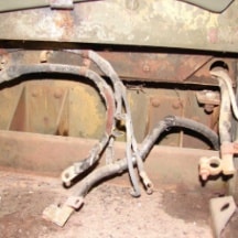 Halftrack frame and body as found