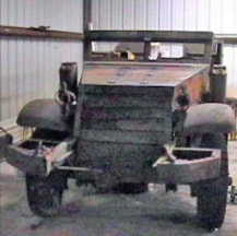 Halftrack tracks and running gear