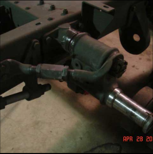 Drive shaft and swing arm detail